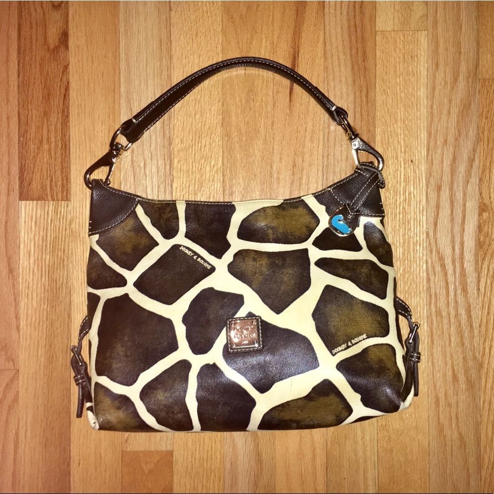 Authentic Dooney & Burke Giraffe Hobo Shoulder Bag